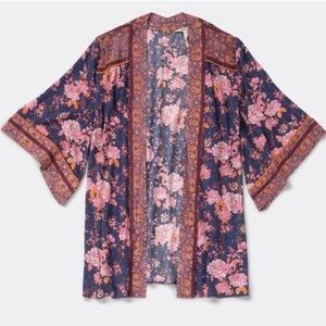 MATILDA JANE Lightweight Boho Floral ‘Olivia’ Kimono | Size XS/S